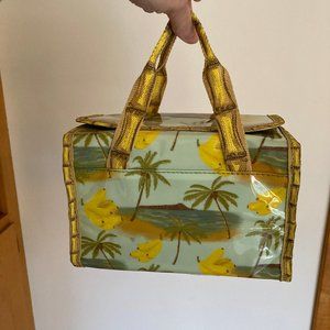 Avon Cosmetics Bag Tropical Beach Palm Tree 🌴